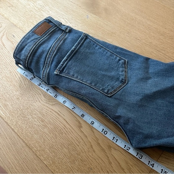 NWT ABERCROMBIE & FITCH SIMONE HIGH RISE SUPER SKINNY RIPPED JEANS - 27 - Picture 9 of 11